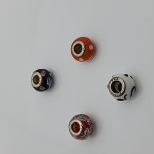 .925 Silver Bracelet Charms Bundle (includes 4)